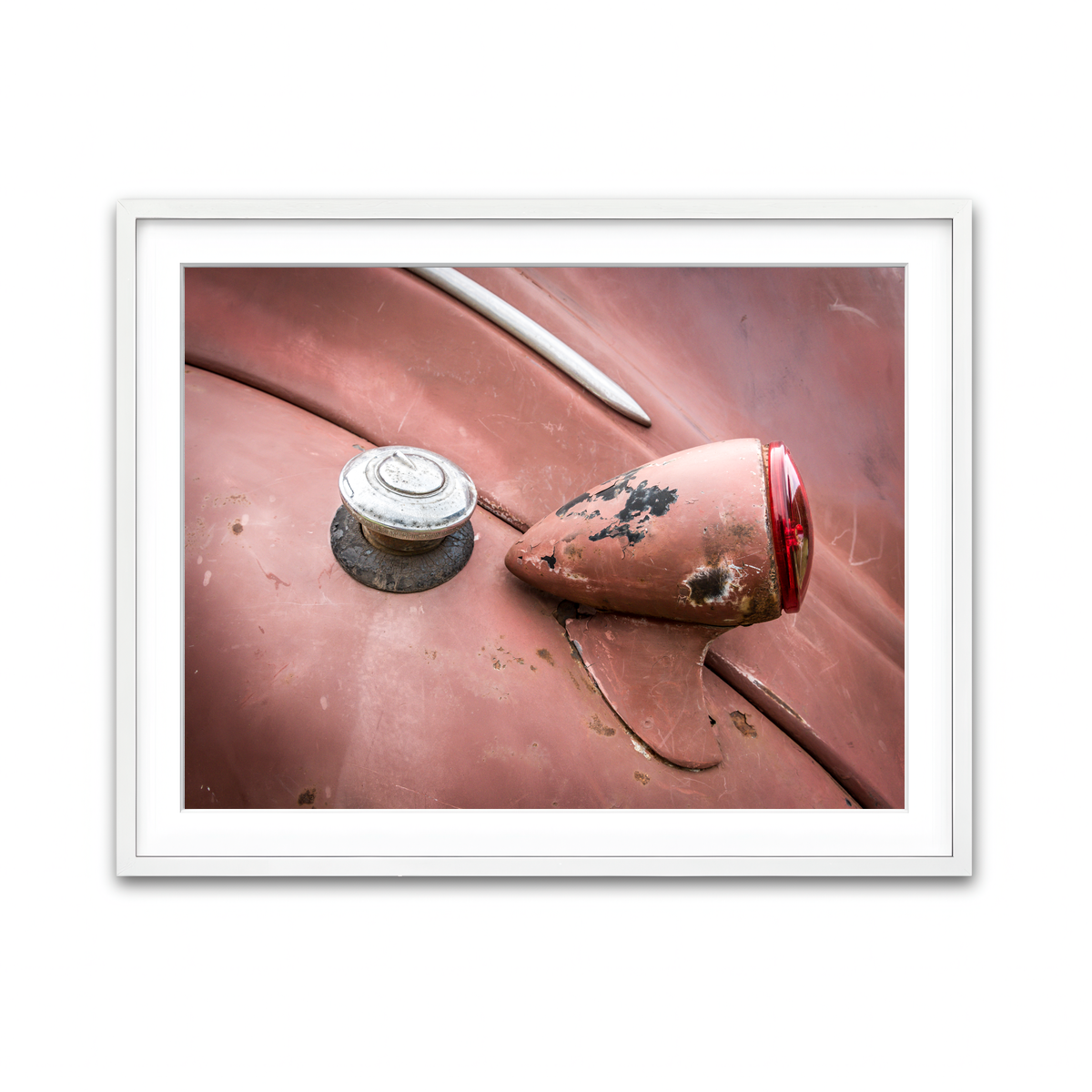 Framed Print 4x3 White