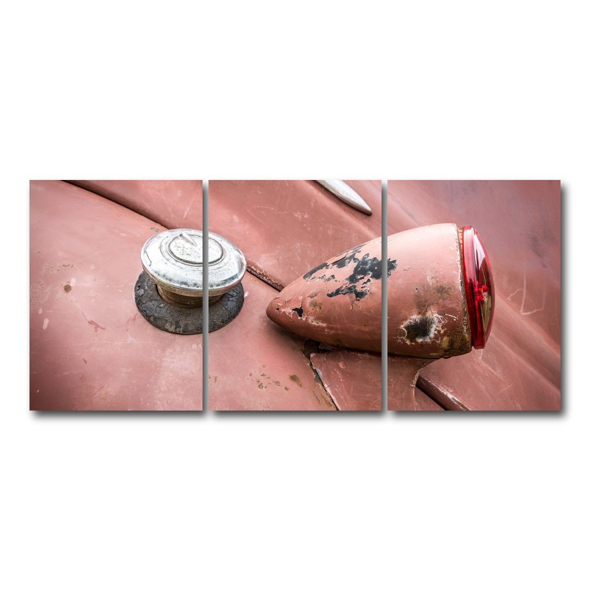 AUTO-MOCKUP WHITE | Vintage Dodge | 3 Piece | Gallery Wrap Canvas | group=18x24