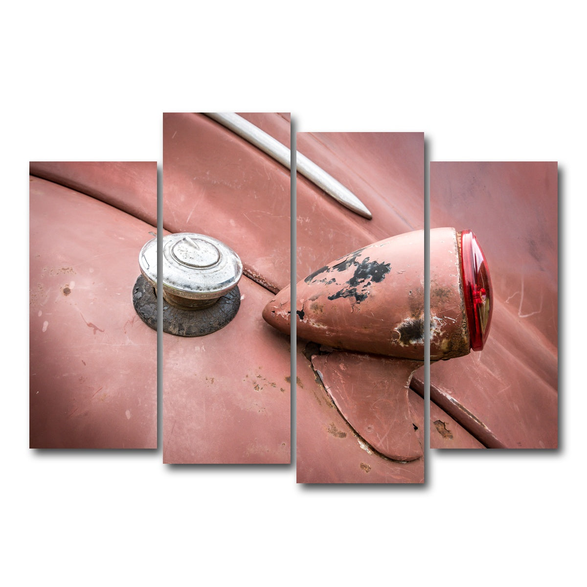 AUTO-MOCKUP WHITE | Vintage Dodge | 4 Piece | Gallery Wrap Canvas | group=4_normal