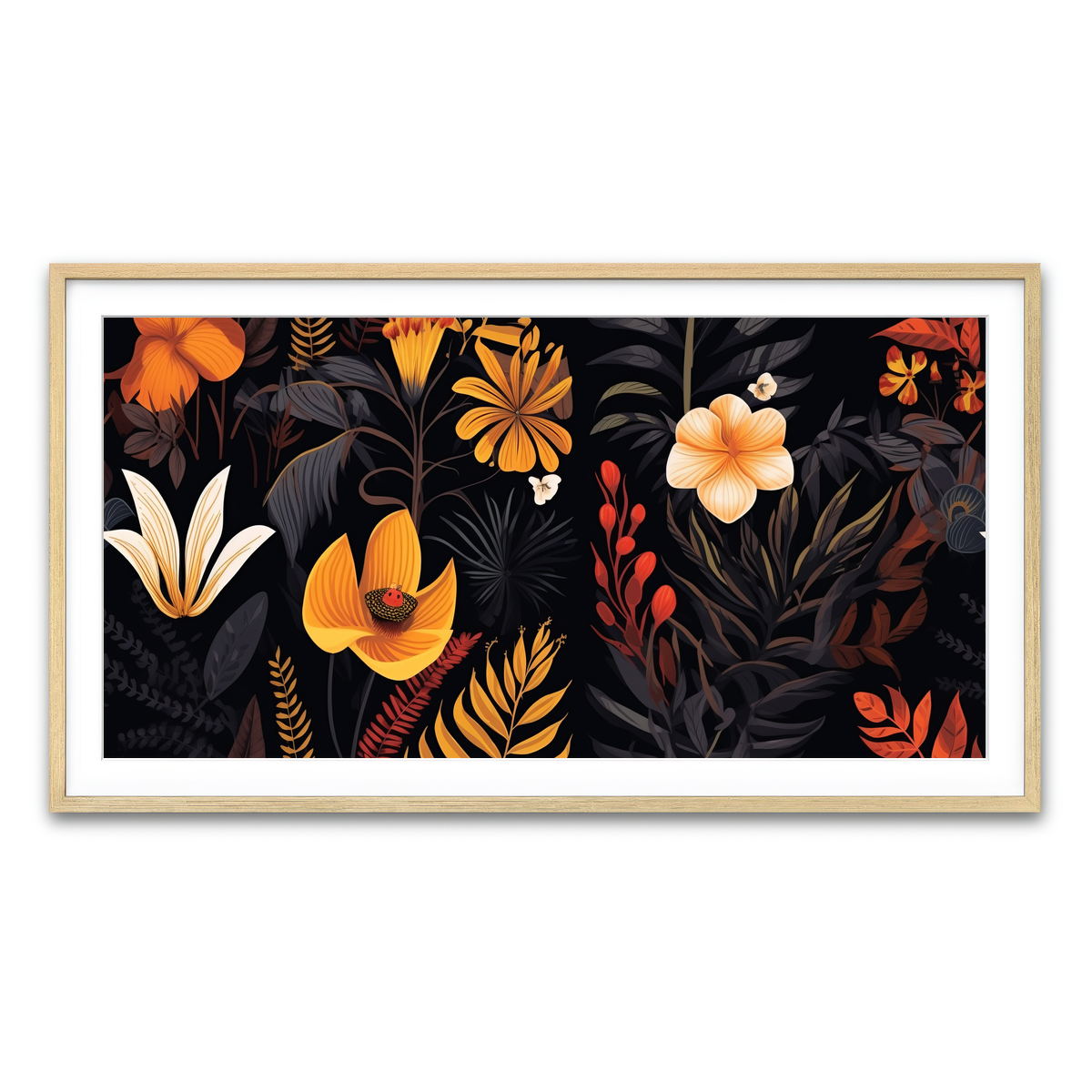 Framed Print 2x1 Natural