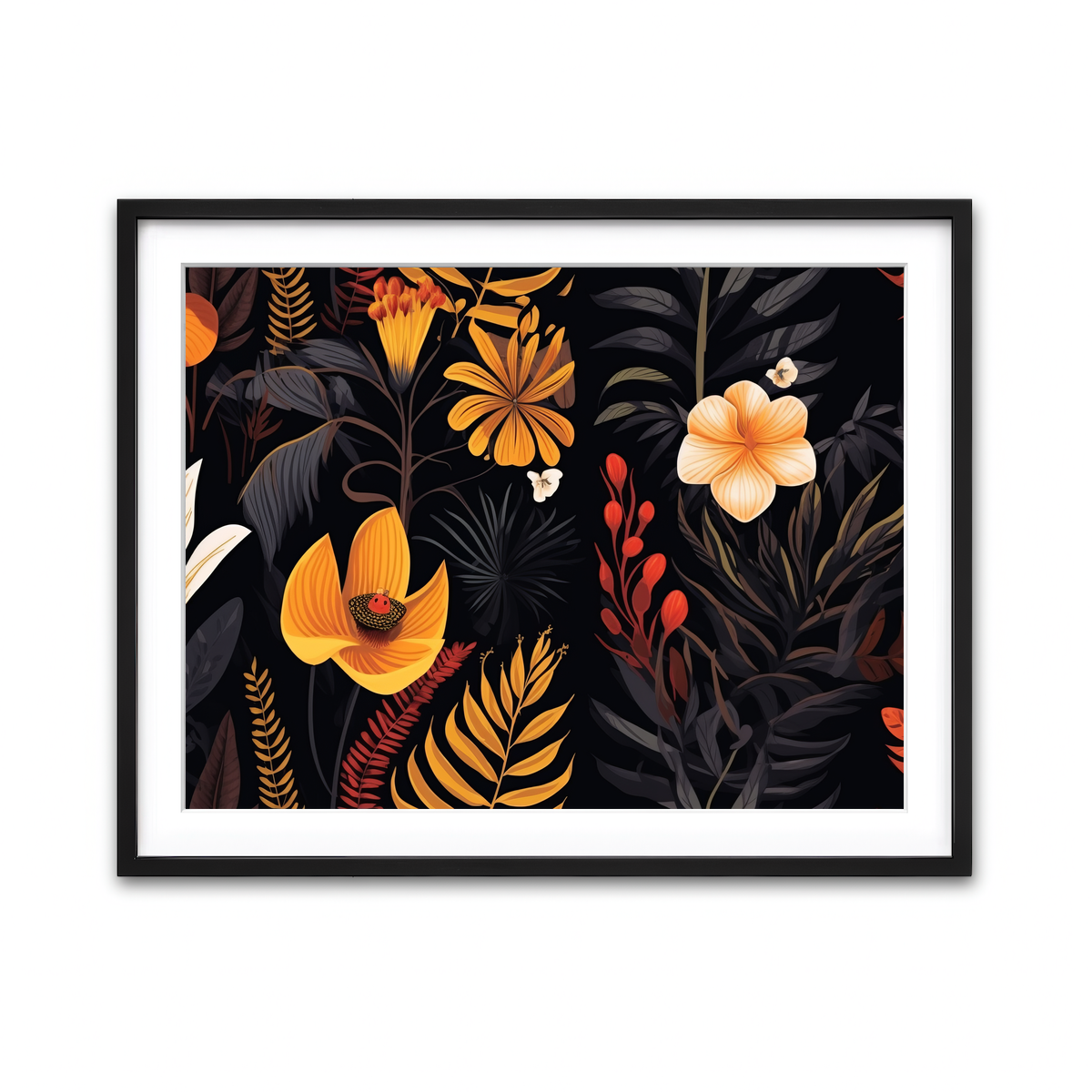 Framed Print 4x3 Black