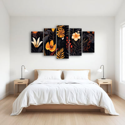 AUTO-MOCKUP ROOM | Vintage Flowers and leaves