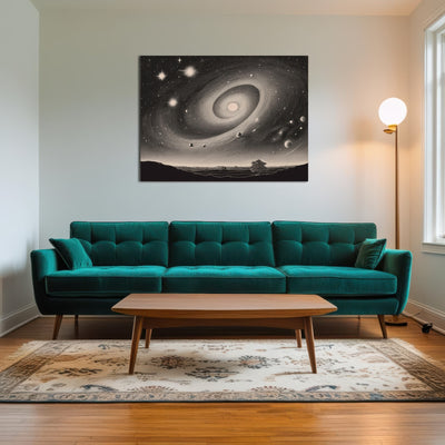 AUTO-MOCKUP ROOM | Vintage Galxy Art