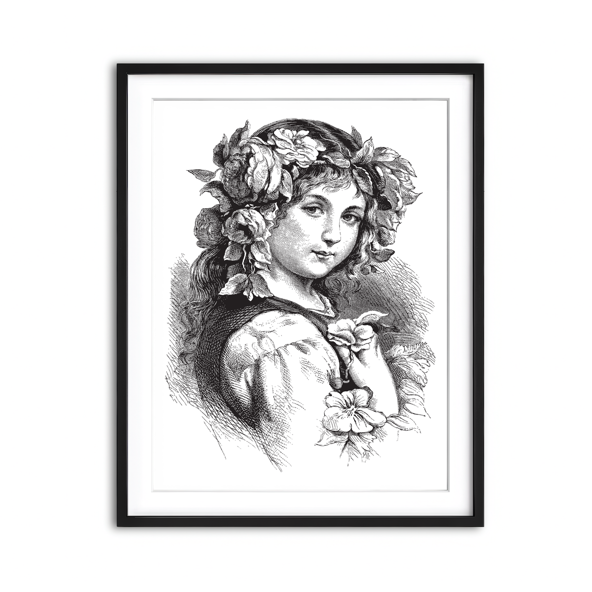 Framed Print 3x4 Black