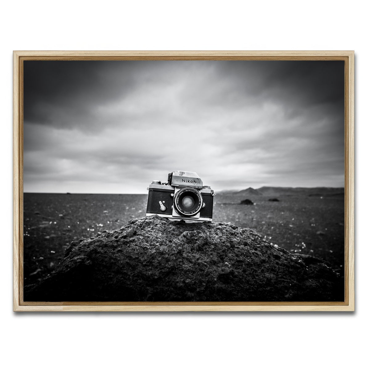 AUTO-MOCKUP WHITE | Vintage Iceland | 1 Piece | Natural Framed Canvas | group=4x3