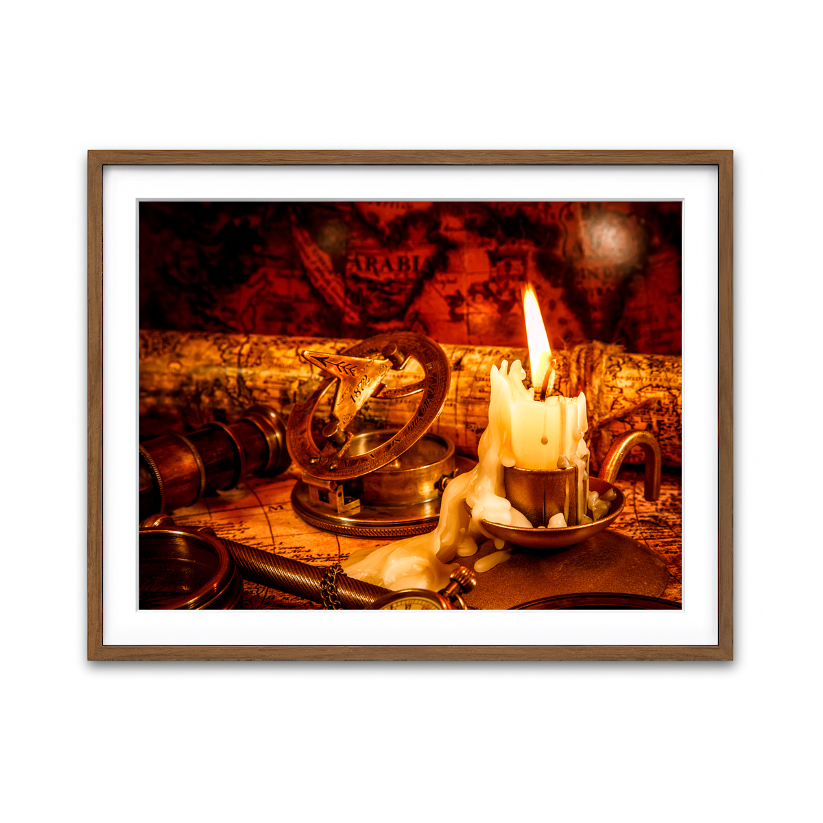 Framed Print 4x3 Walnut