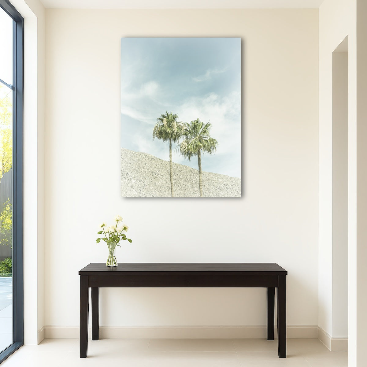 AUTO-MOCKUP ROOM | Vintage Palm Trees in the desert