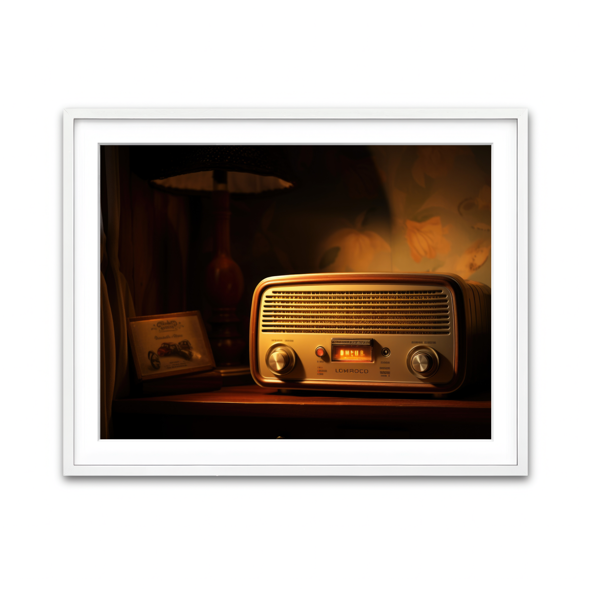 Framed Print 4x3 White