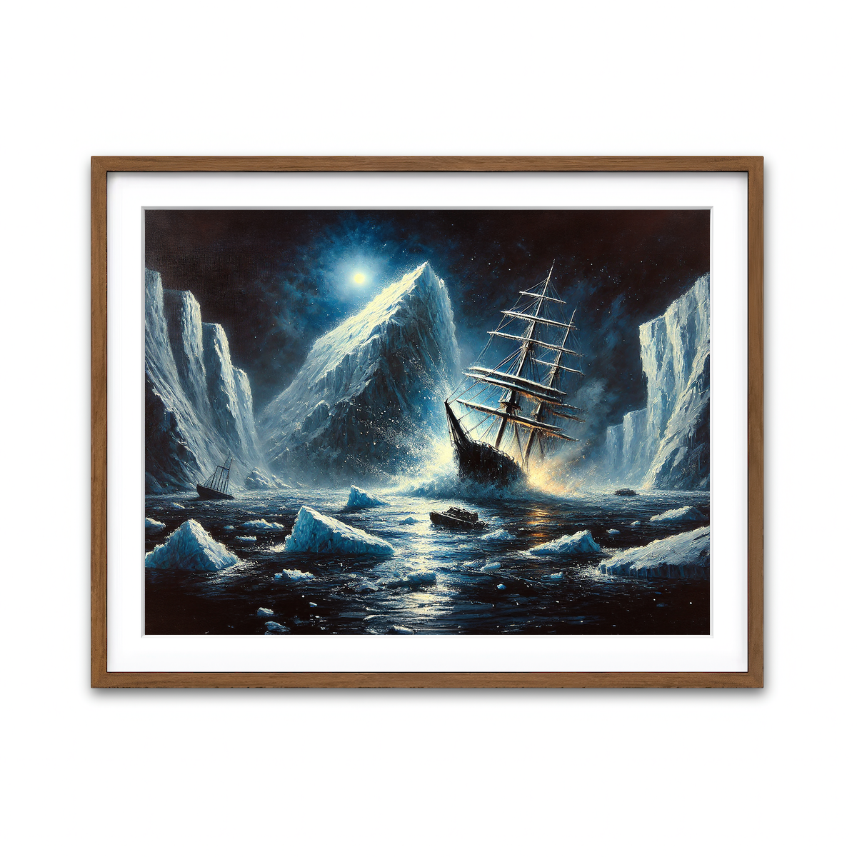 Framed Print 4x3 Walnut