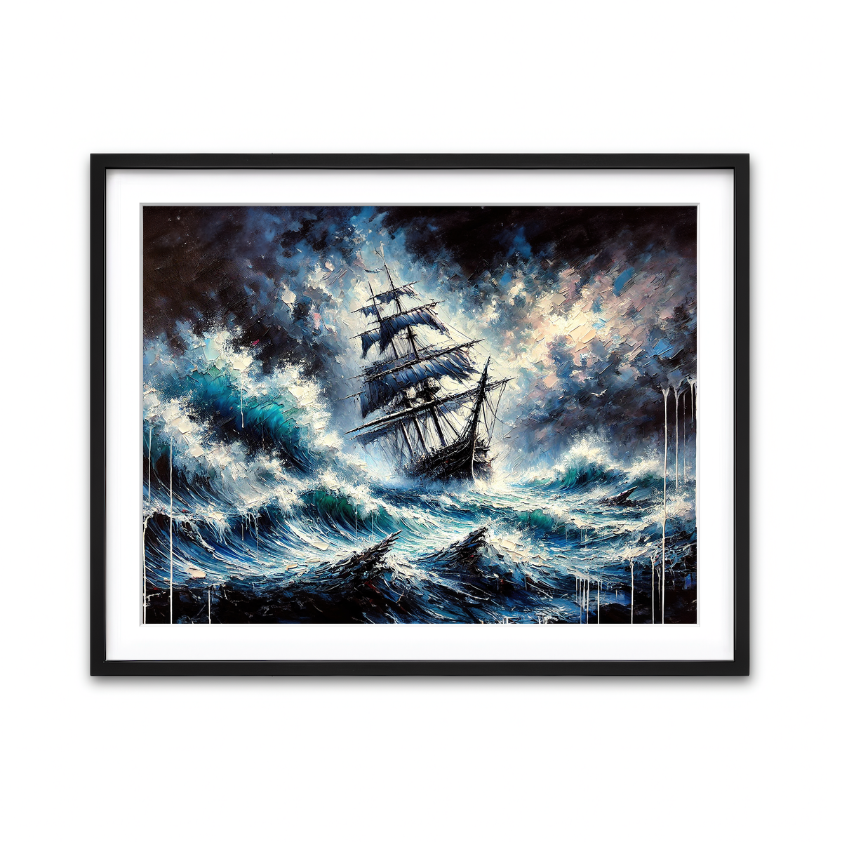 Framed Print 4x3 Black