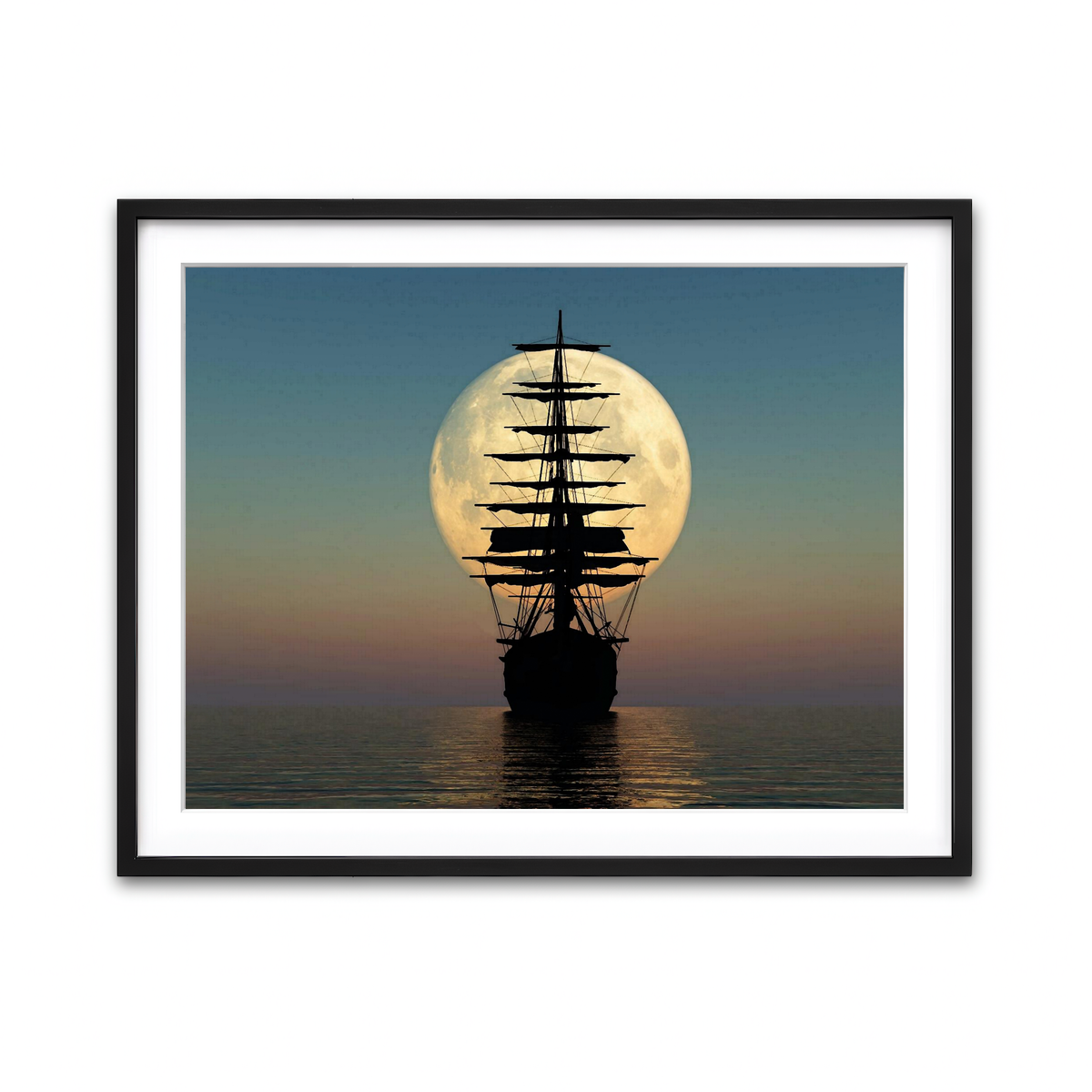 Framed Print 4x3 Black