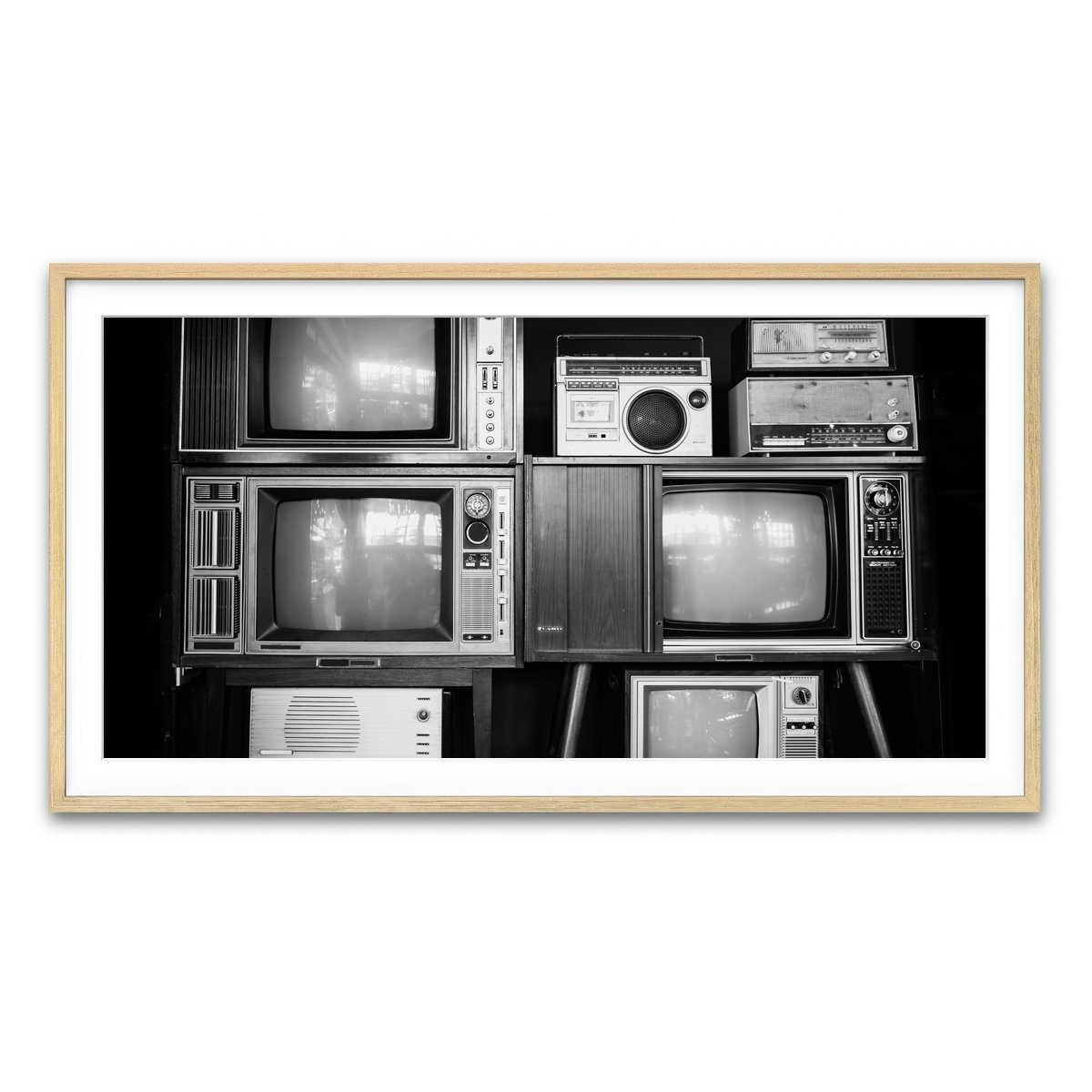 Framed Print 2x1 Natural