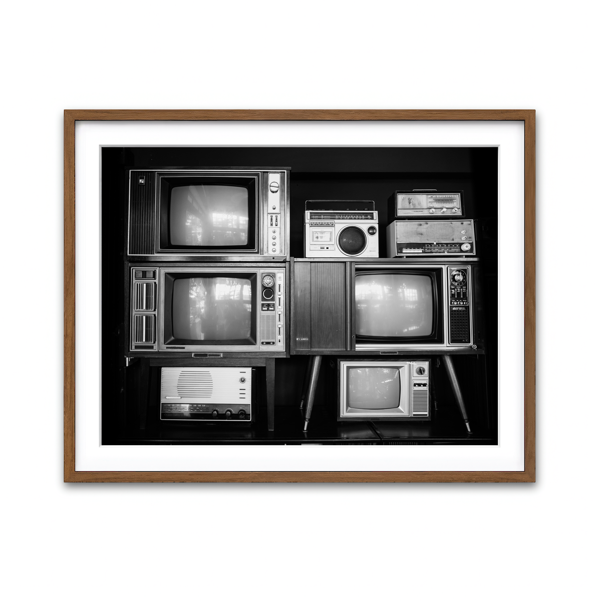 Framed Print 4x3 Walnut