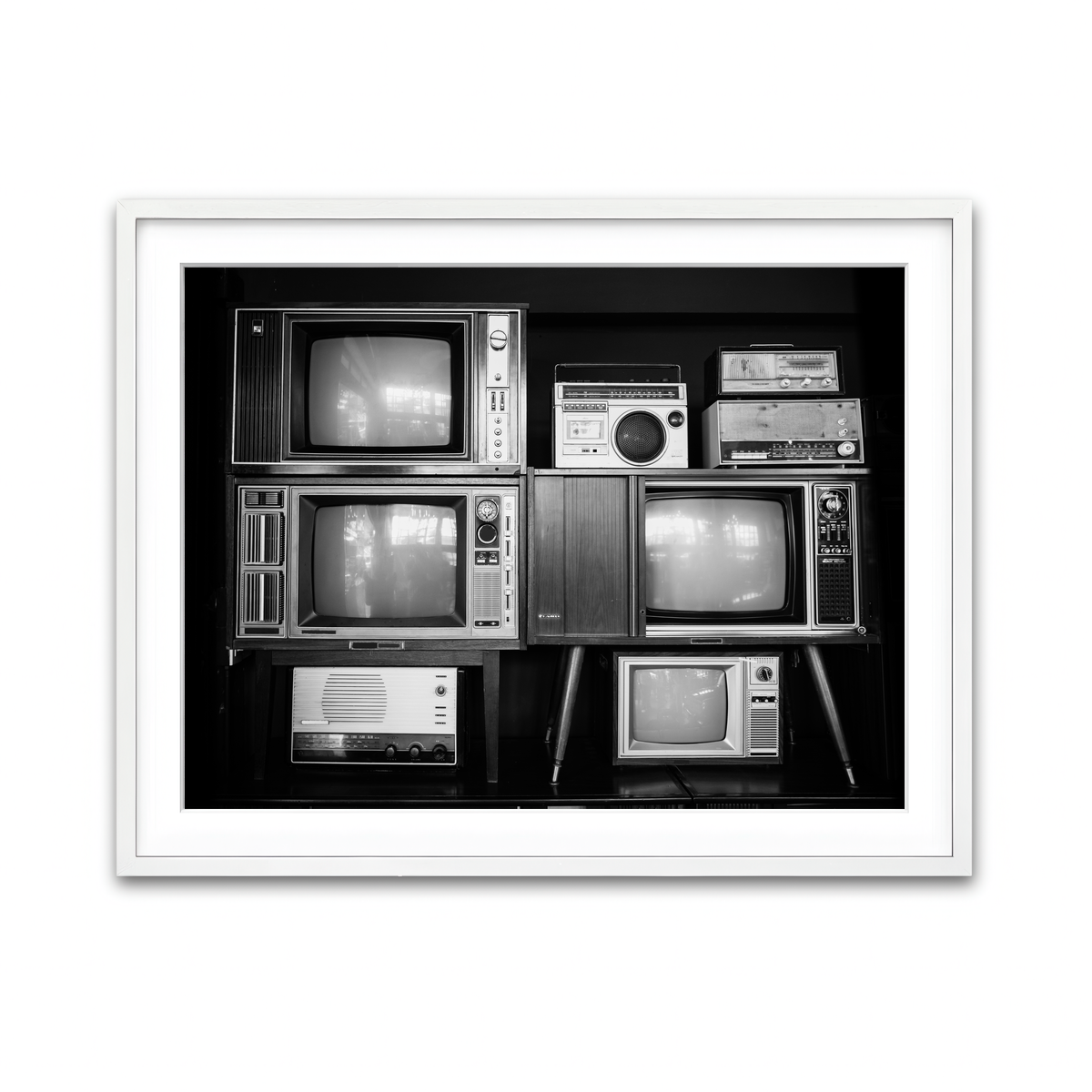 Framed Print 4x3 White