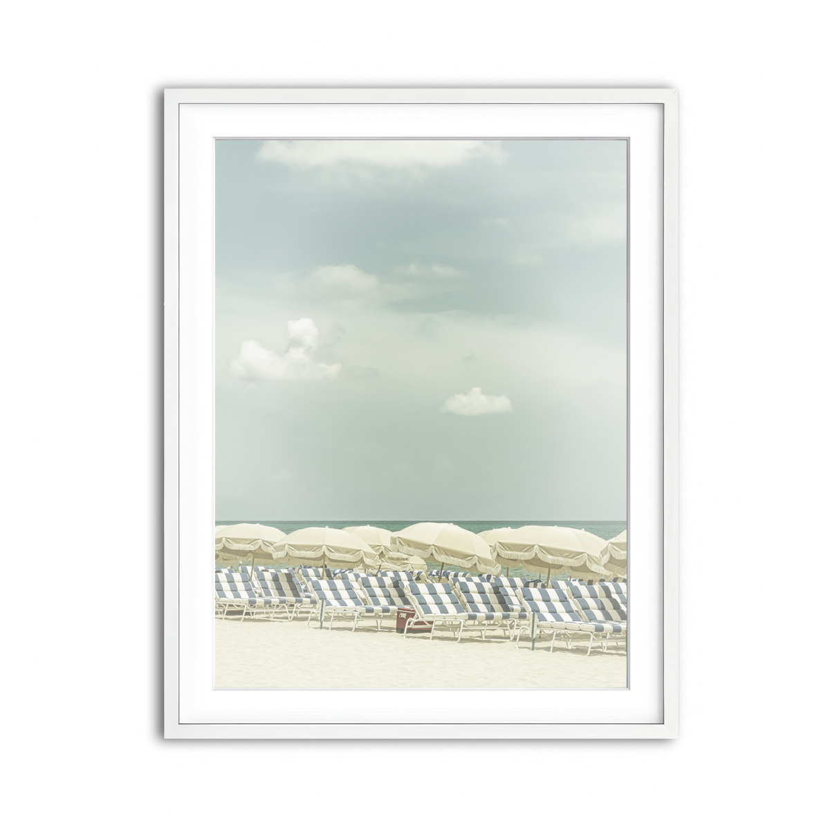 Framed Print 3x4 White