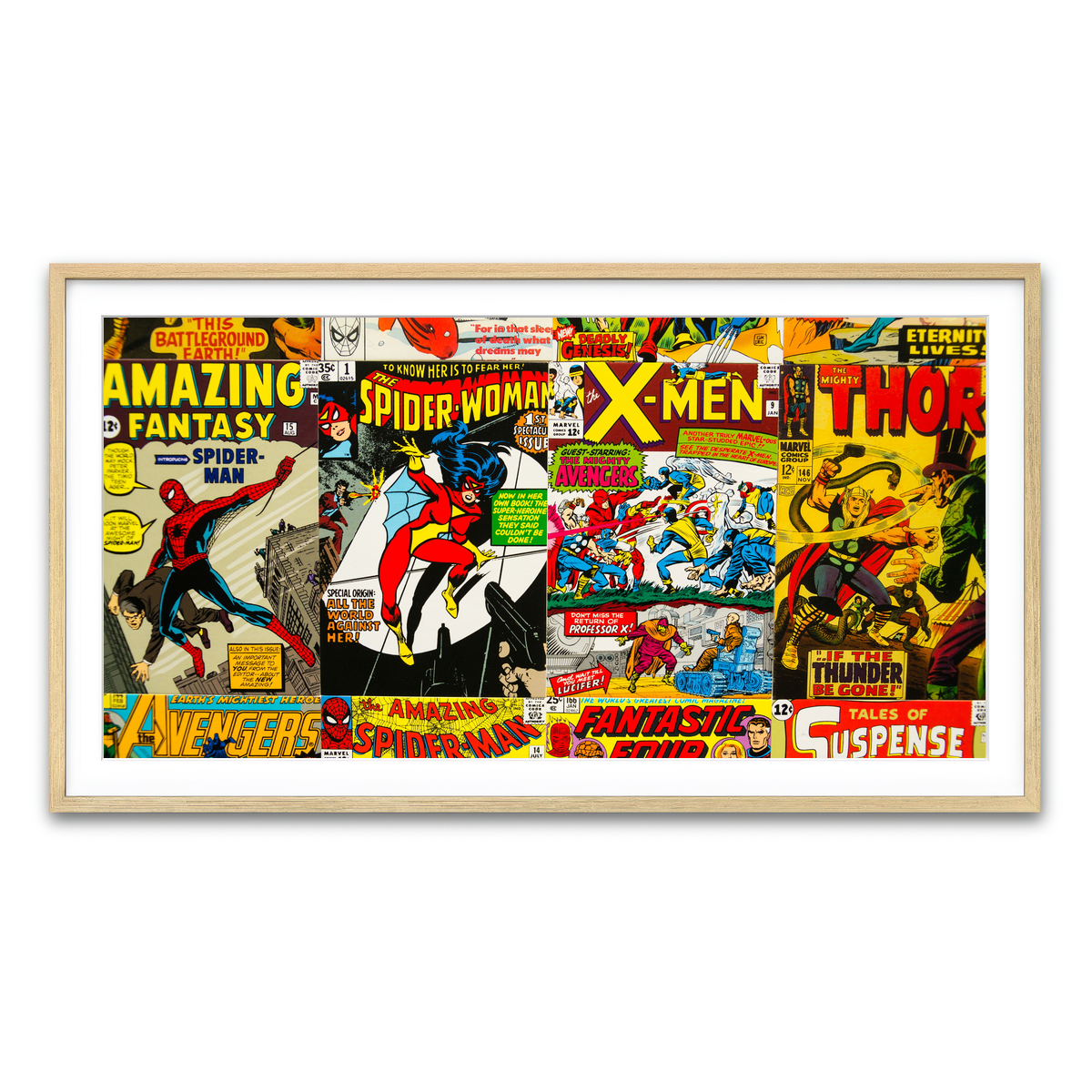 Framed Print 2x1 Natural