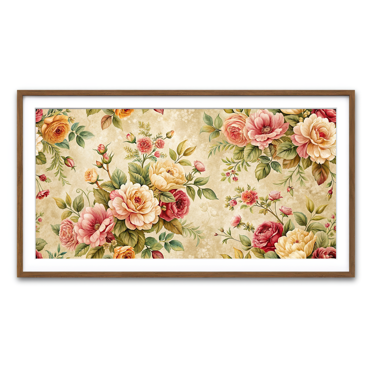 Framed Print 2x1 Walnut