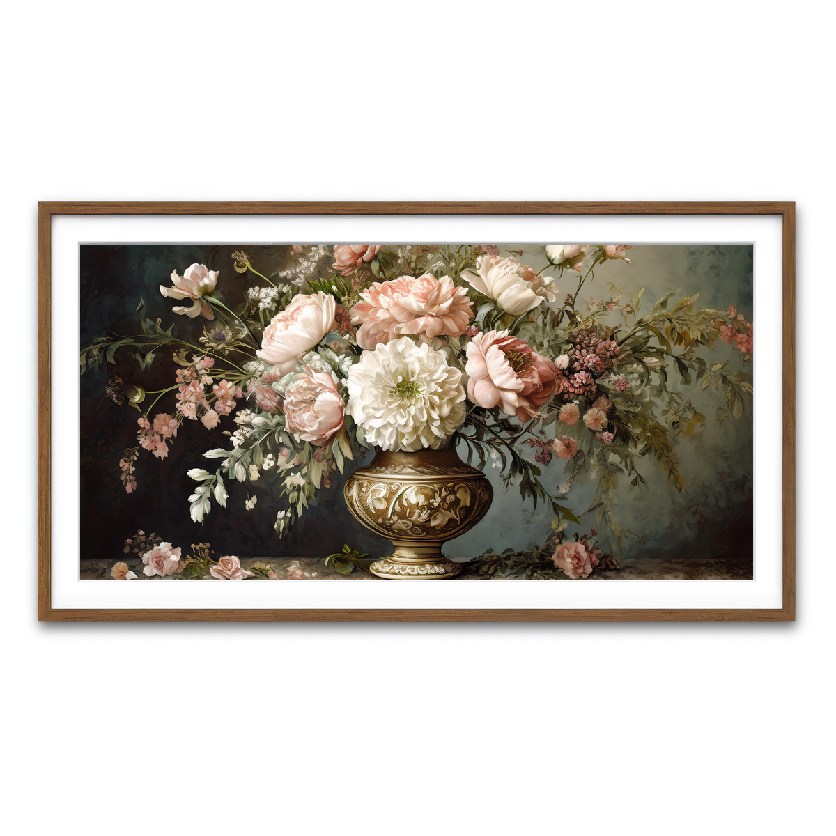 Framed Print 2x1 Walnut