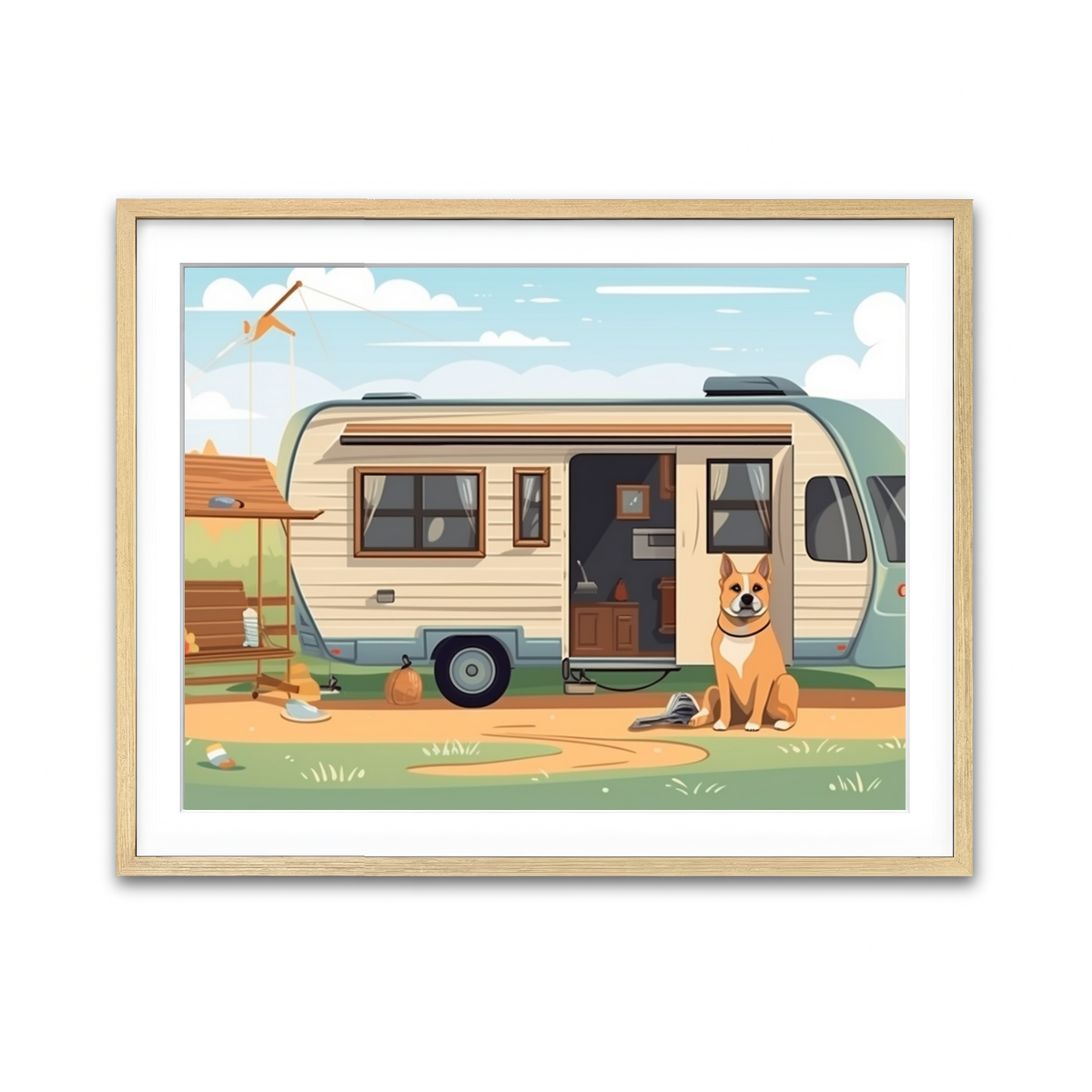 Framed Print 4x3 Natural