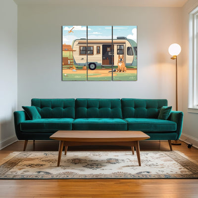 AUTO-MOCKUP ROOM | Vintage mini van transport