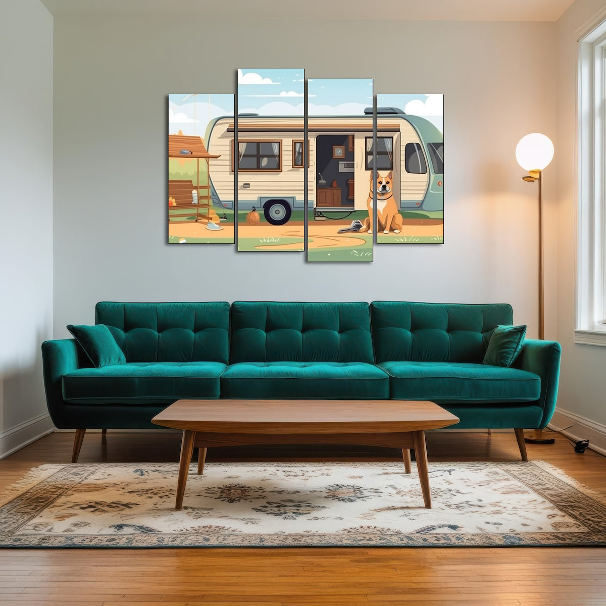 AUTO-MOCKUP ROOM | Vintage mini van transport