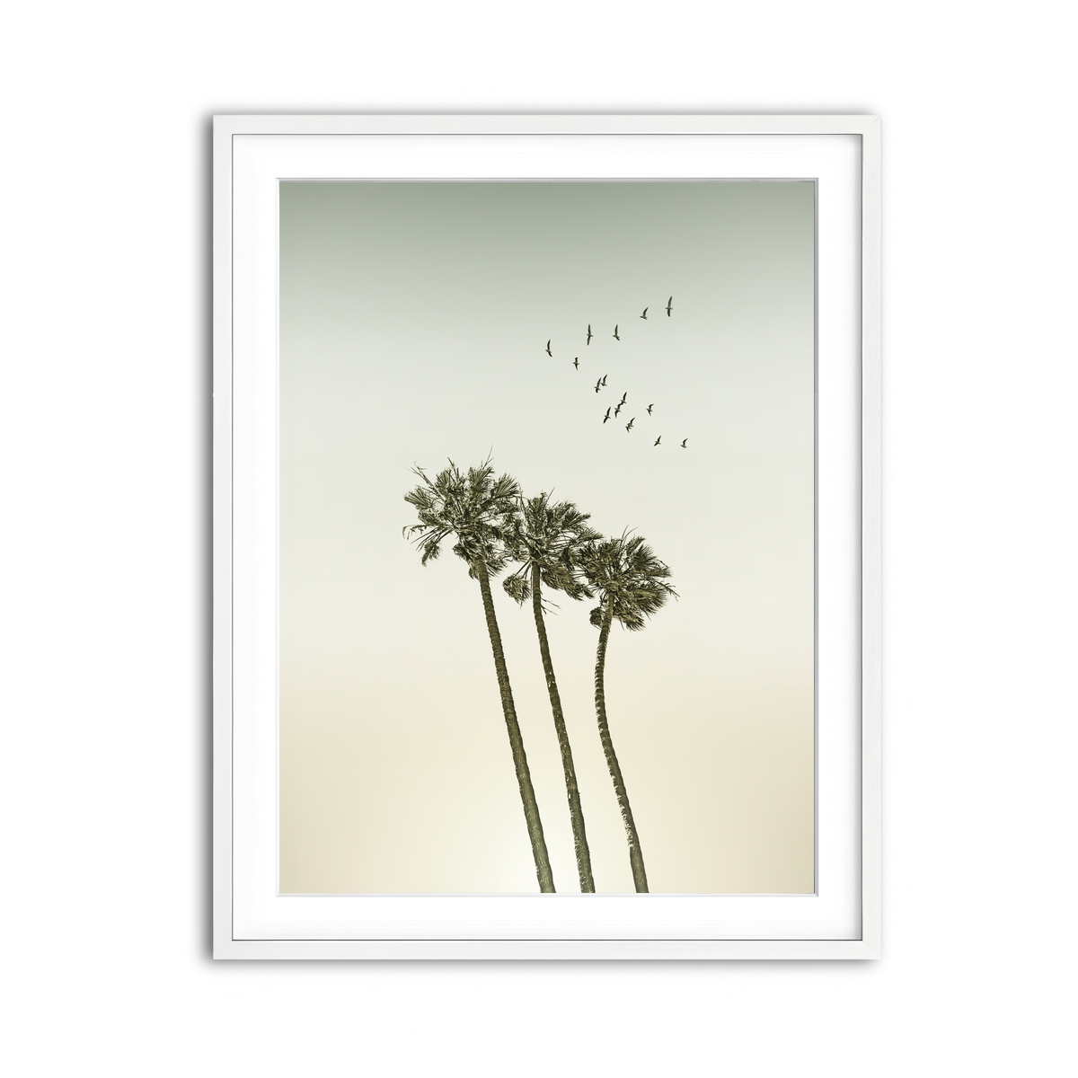 Framed Print 3x4 White