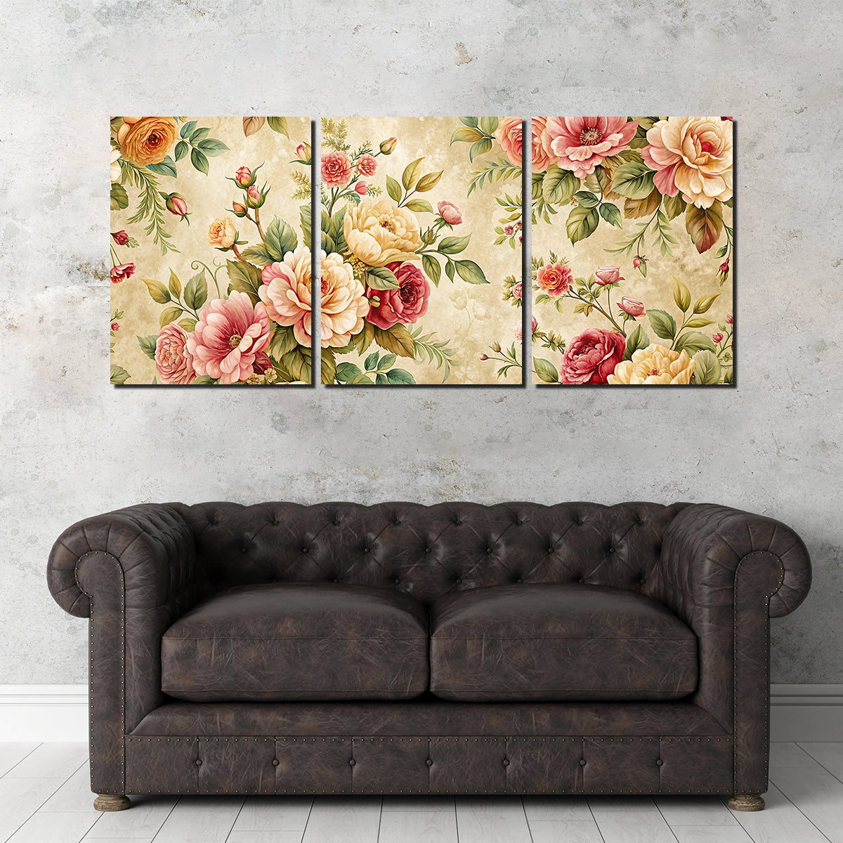 Vintage Flowers Background