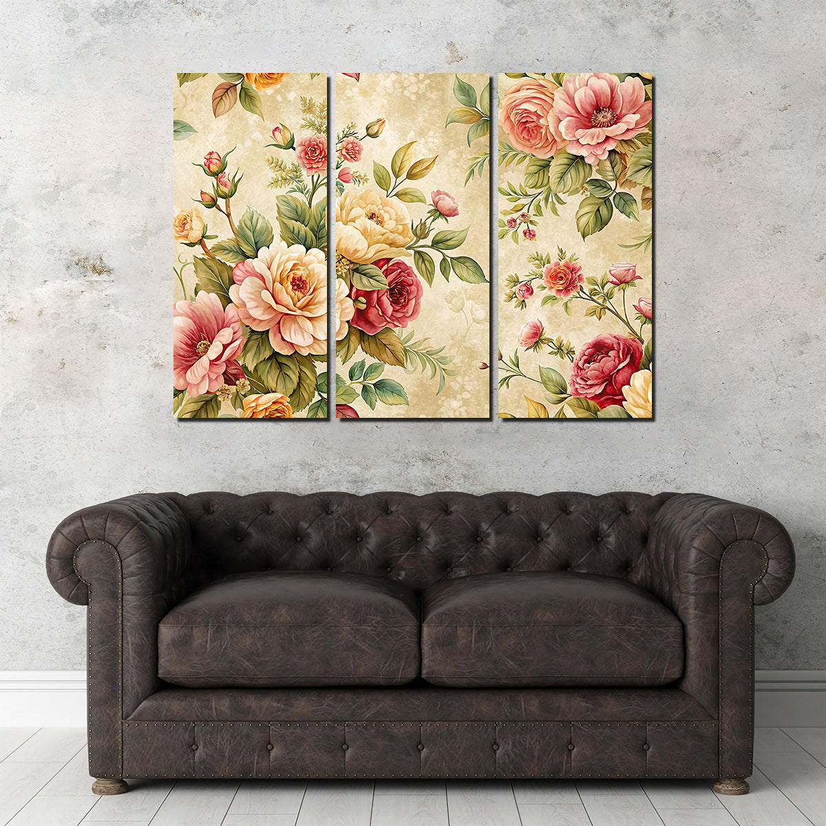 Vintage Flowers Background