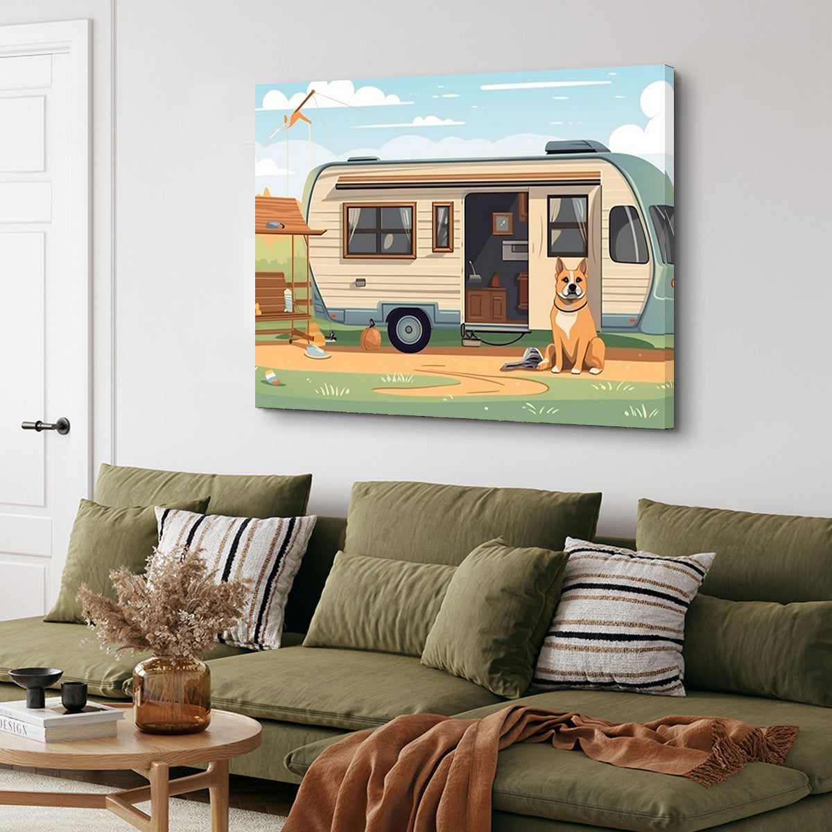 Vintage Mini Van Transport Wall Art