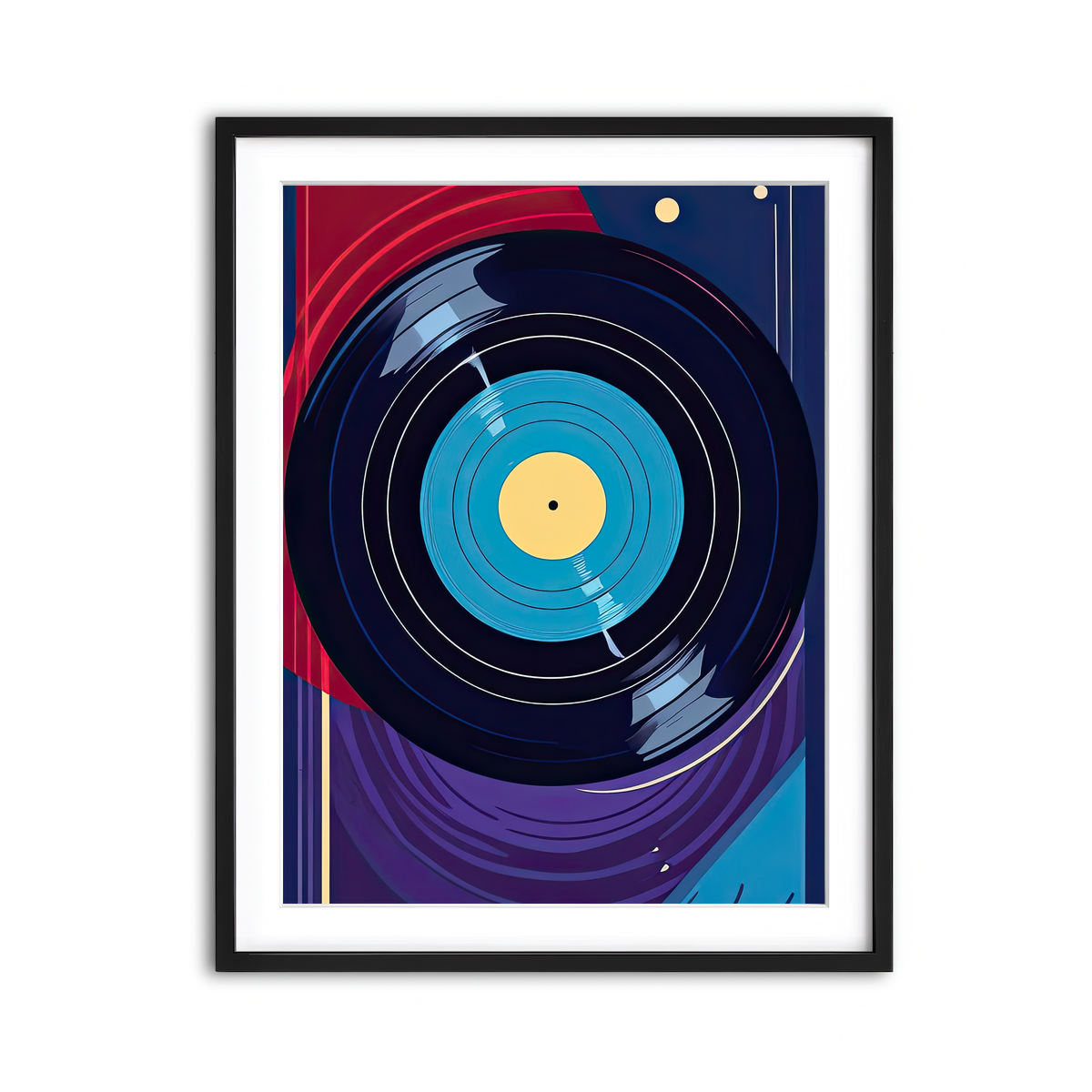 Framed Print 3x4 Black