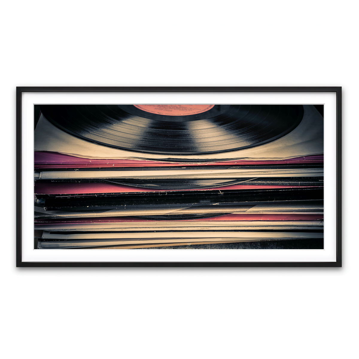 Framed Print 2x1 Black