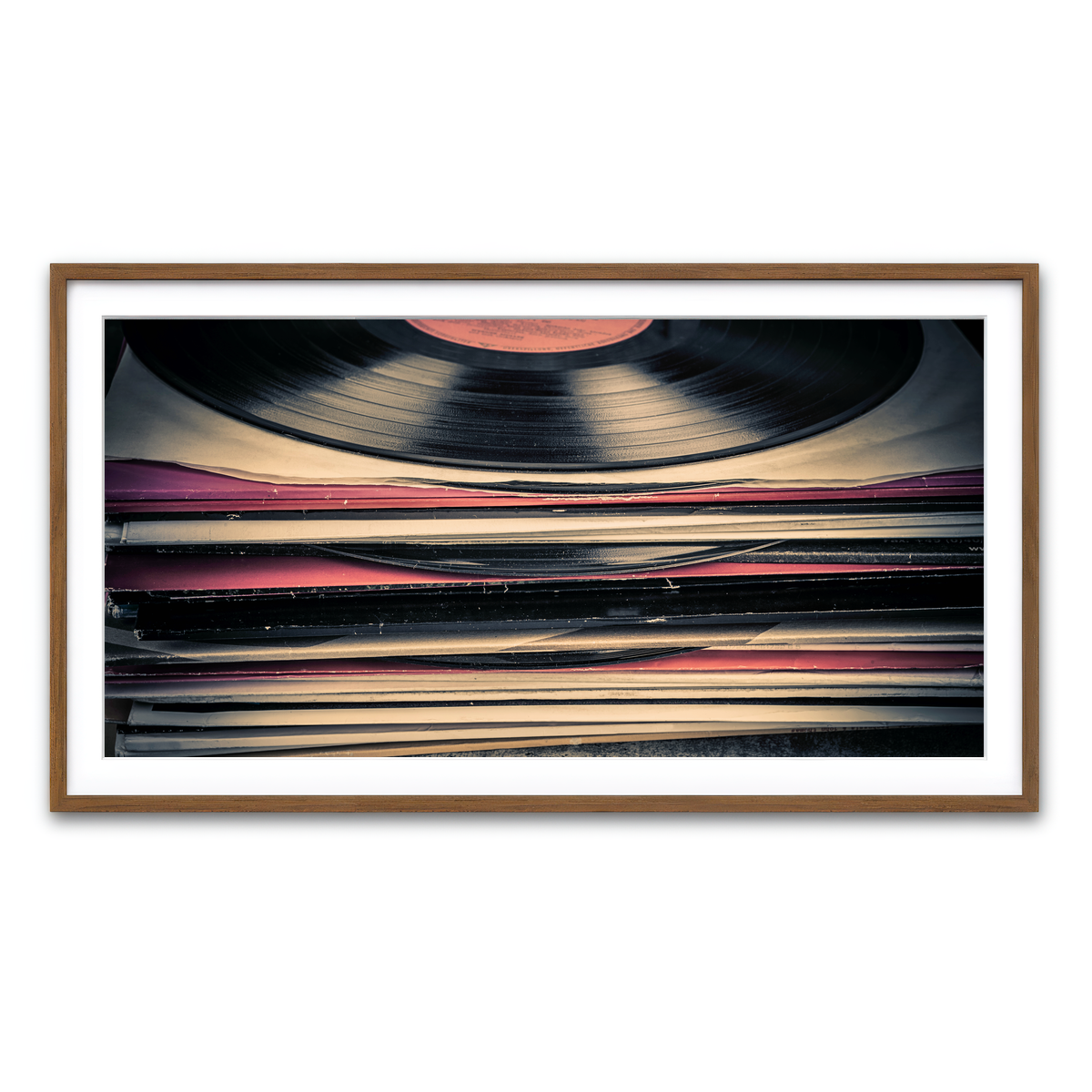 Framed Print 2x1 Walnut