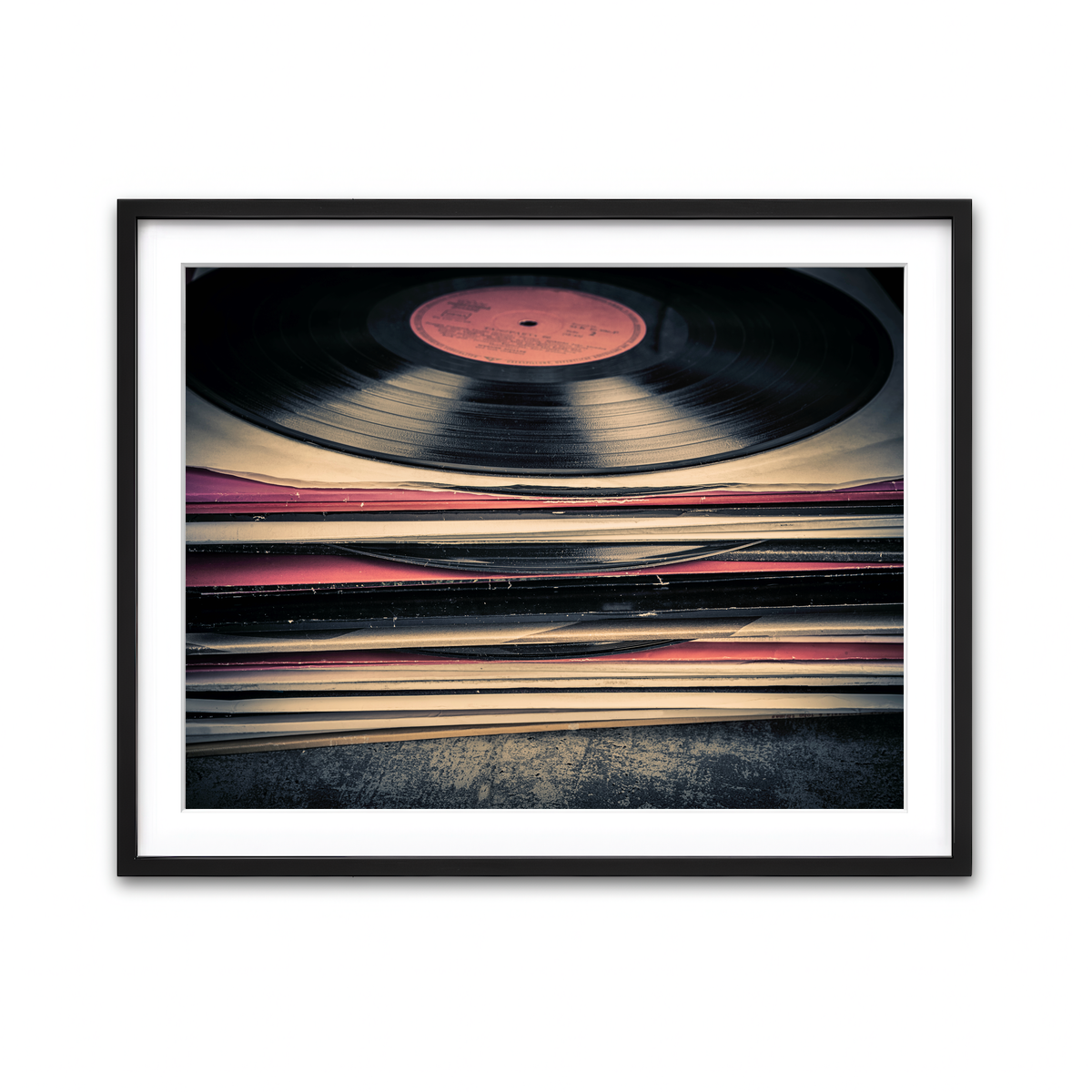 Framed Print 4x3 Black