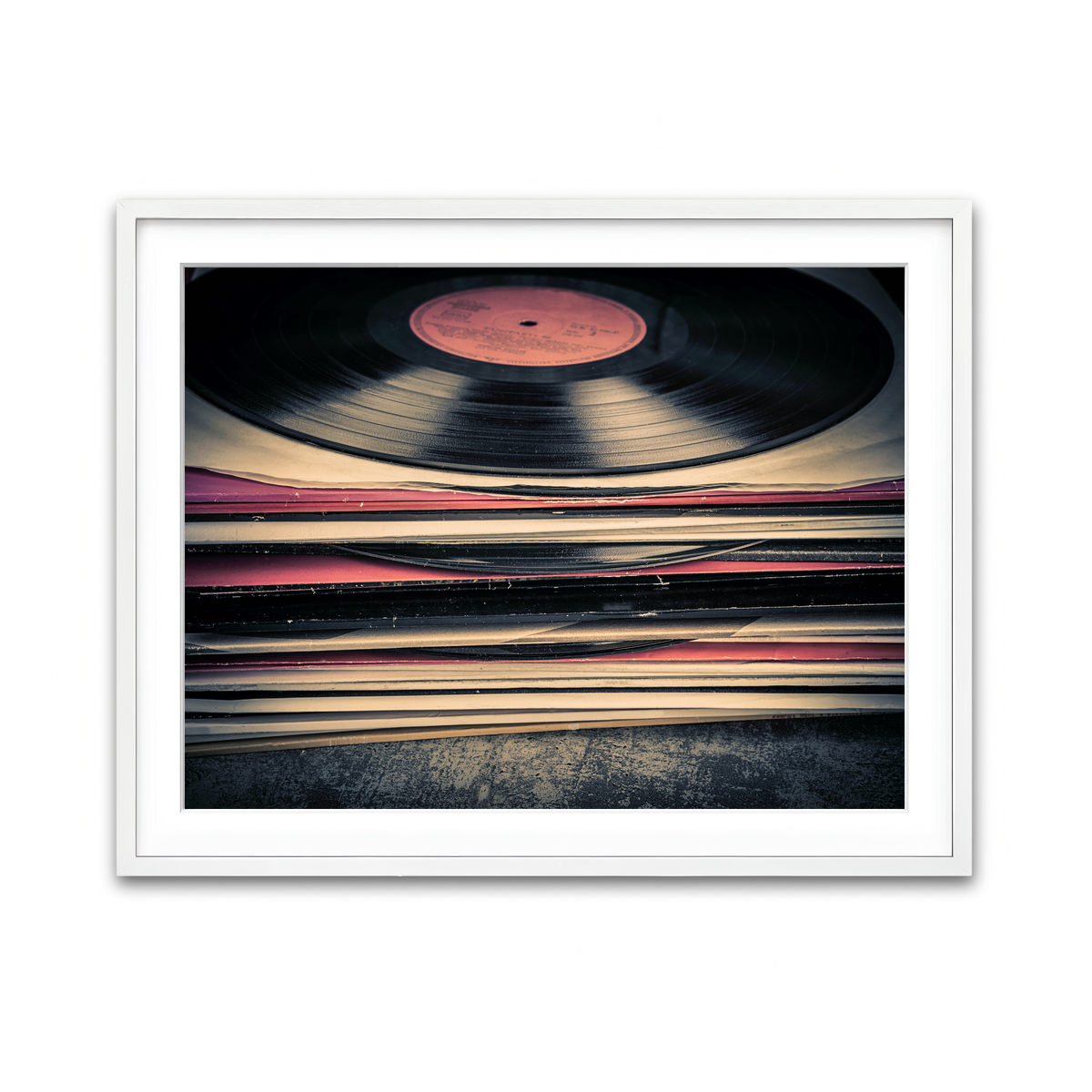 Framed Print 4x3 White