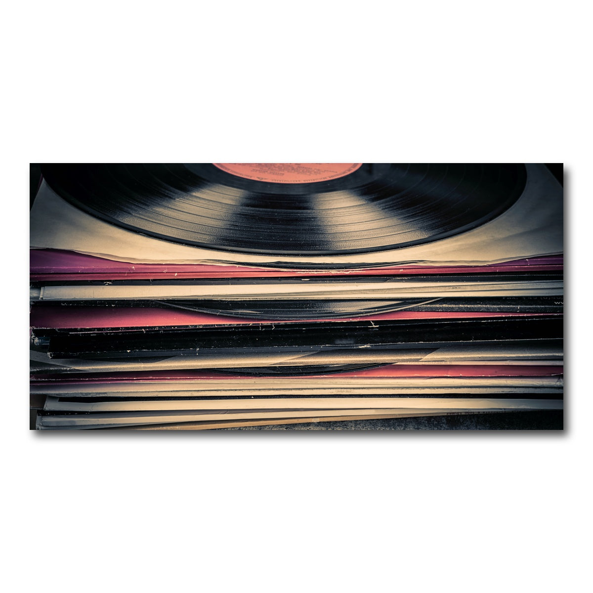 AUTO-MOCKUP WHITE | Vinyl Records | 1 Piece | Gallery Wrap Canvas | group=2x1