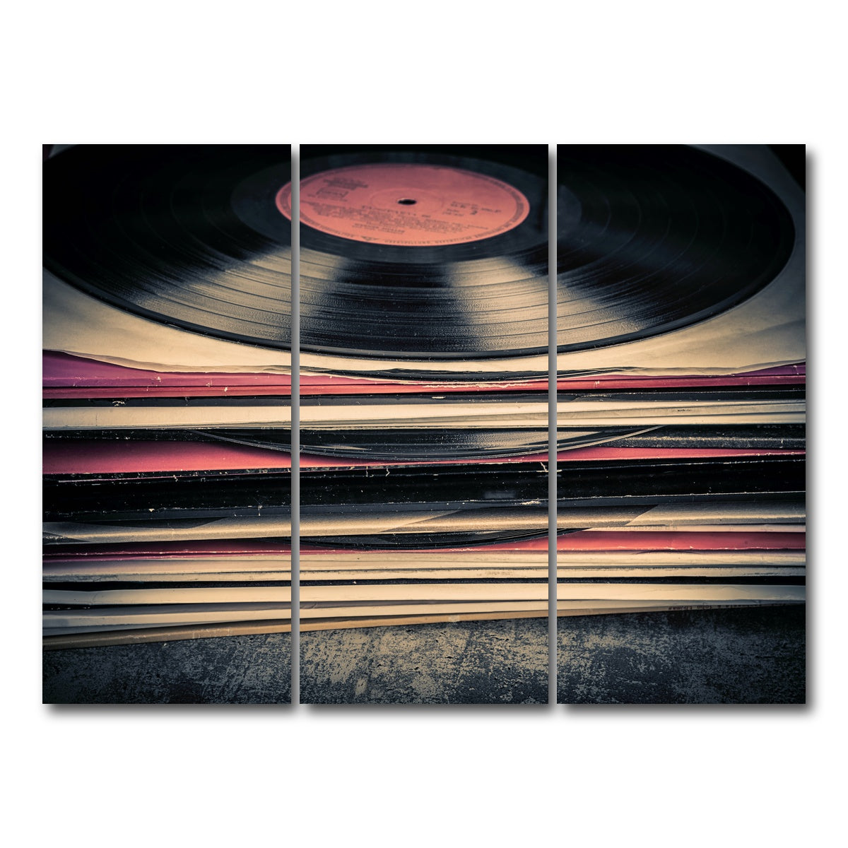 AUTO-MOCKUP WHITE | Vinyl Records | 3 Piece | Gallery Wrap Canvas | group=8x18