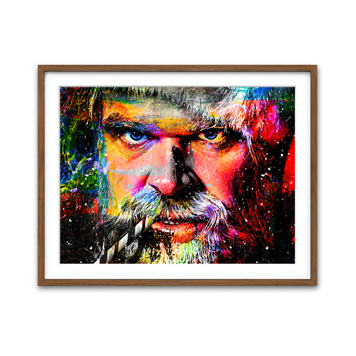 Framed Print 4x3 Walnut