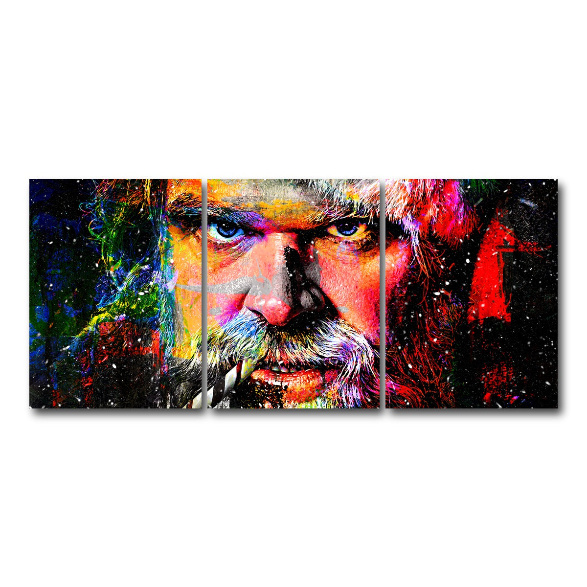 AUTO-MOCKUP WHITE | Violent Night | 3 Piece | Gallery Wrap Canvas | group=18x24