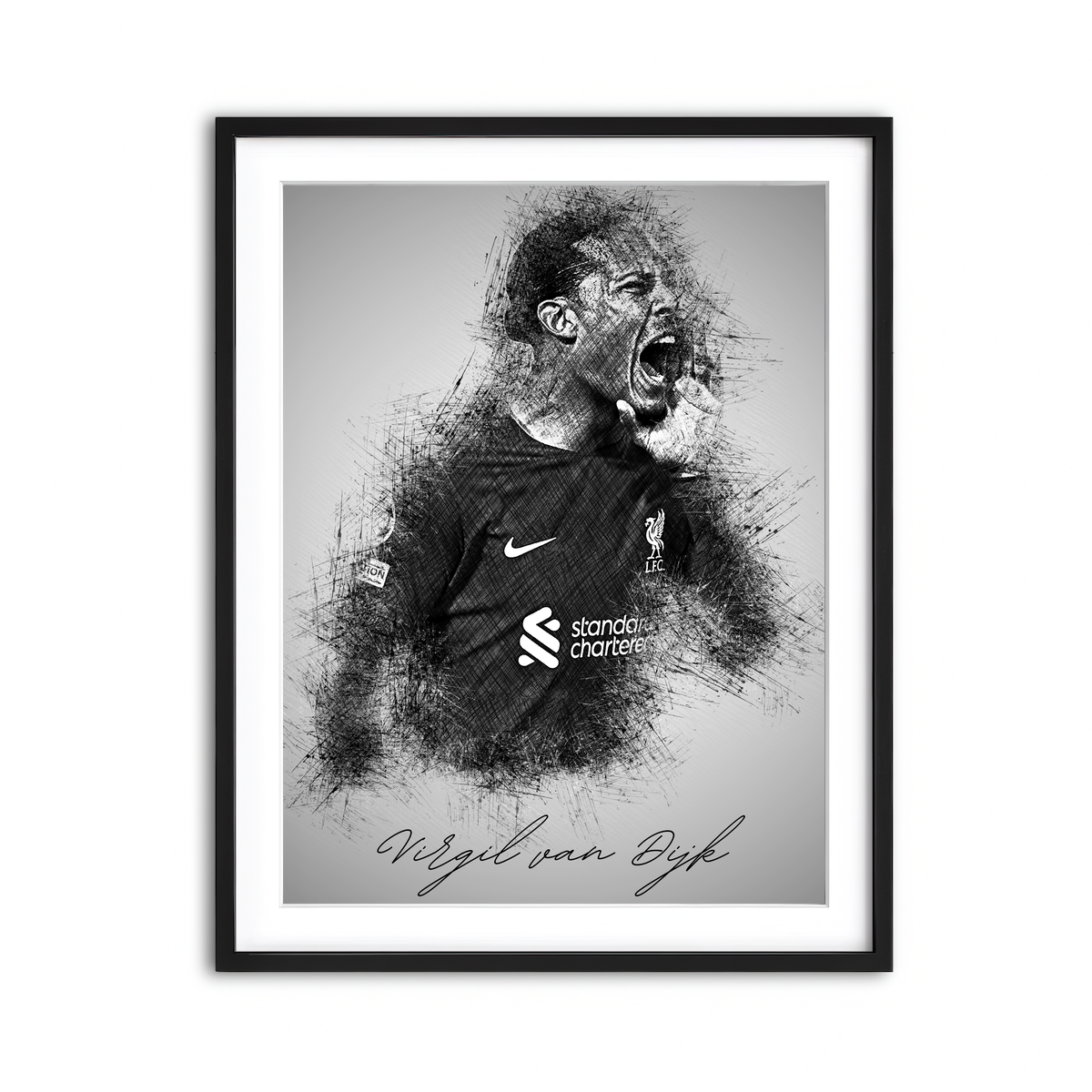 Framed Print 3x4 Black