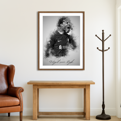 AUTO-MOCKUP ROOM | Virgil van Dijk Wall Art