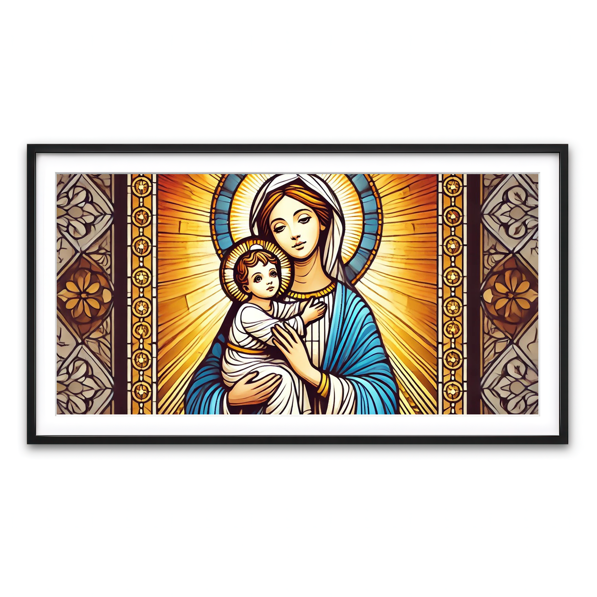 Framed Print 2x1 Black