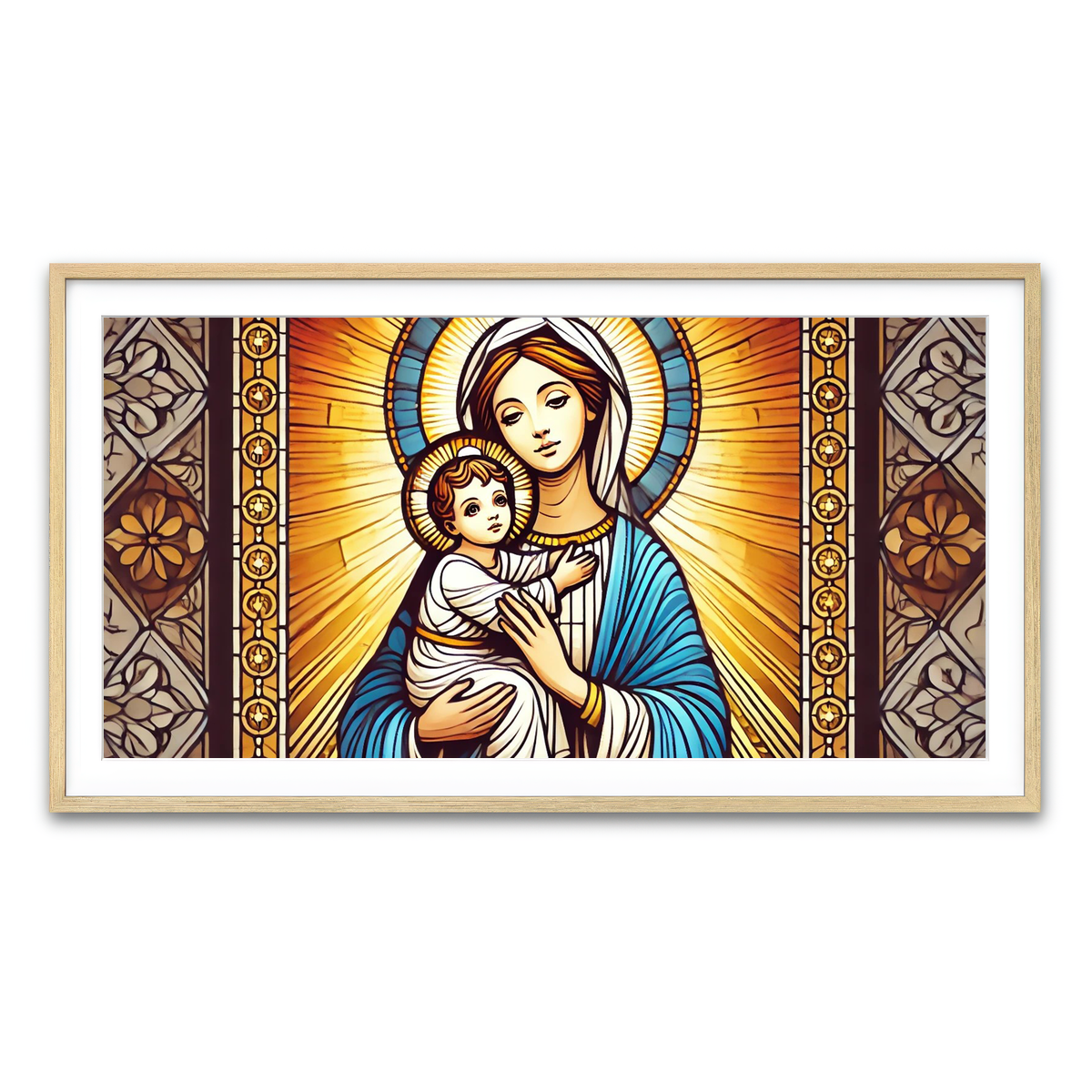 Framed Print 2x1 Natural