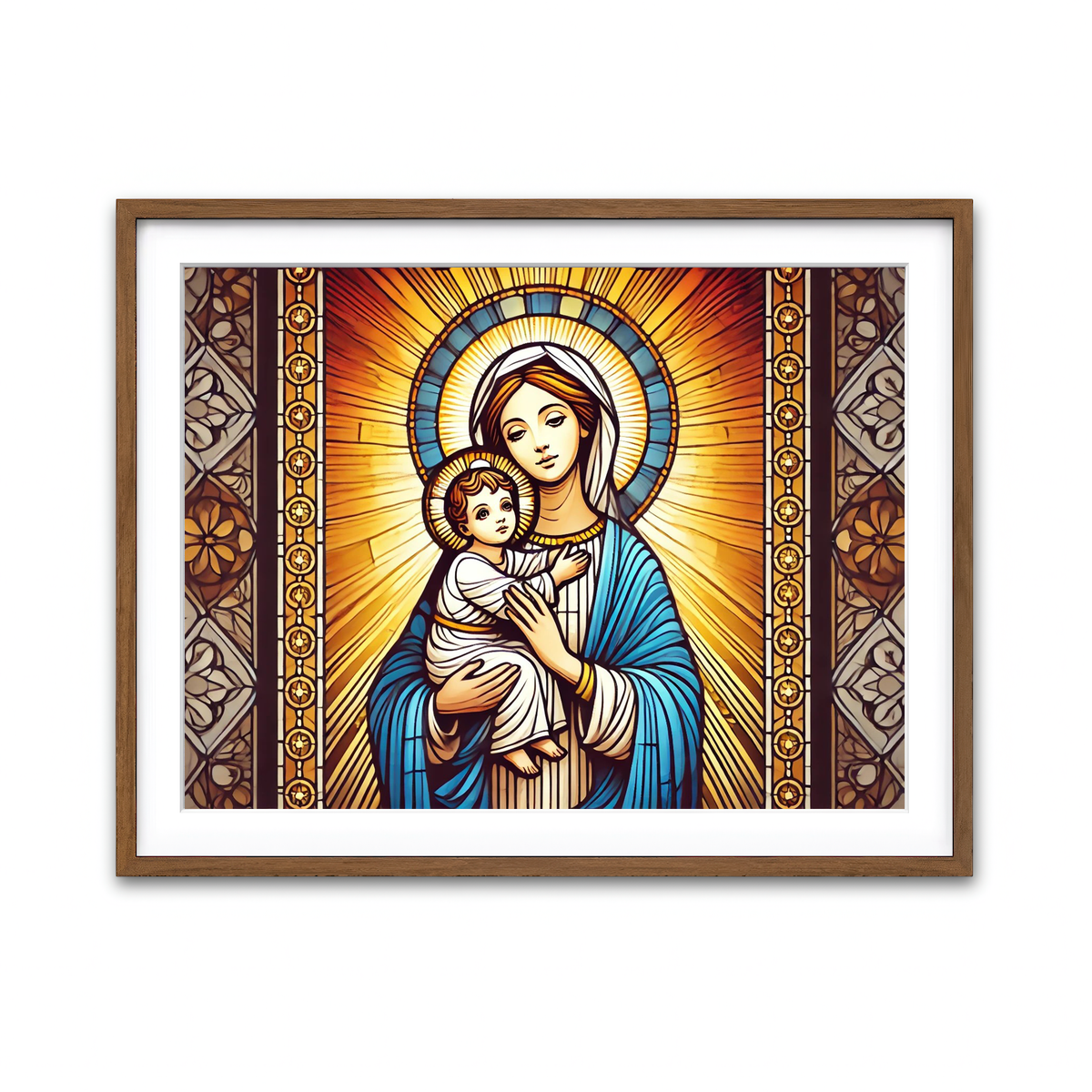 Framed Print 4x3 Walnut