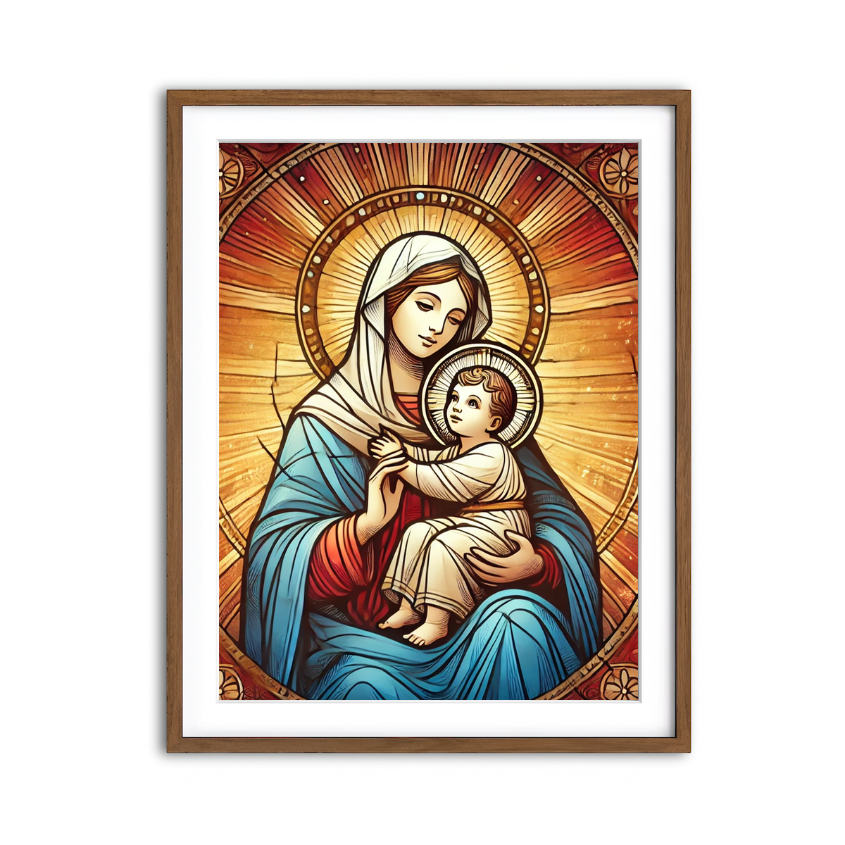 Framed Print 3x4 Walnut