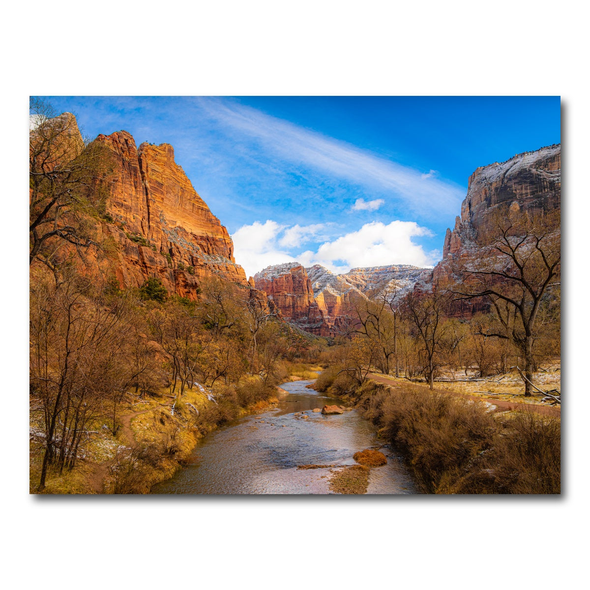 AUTO-MOCKUP WHITE | Virgin River to Angels Landing | 1 Piece | Gallery Wrap Canvas | group=4x3