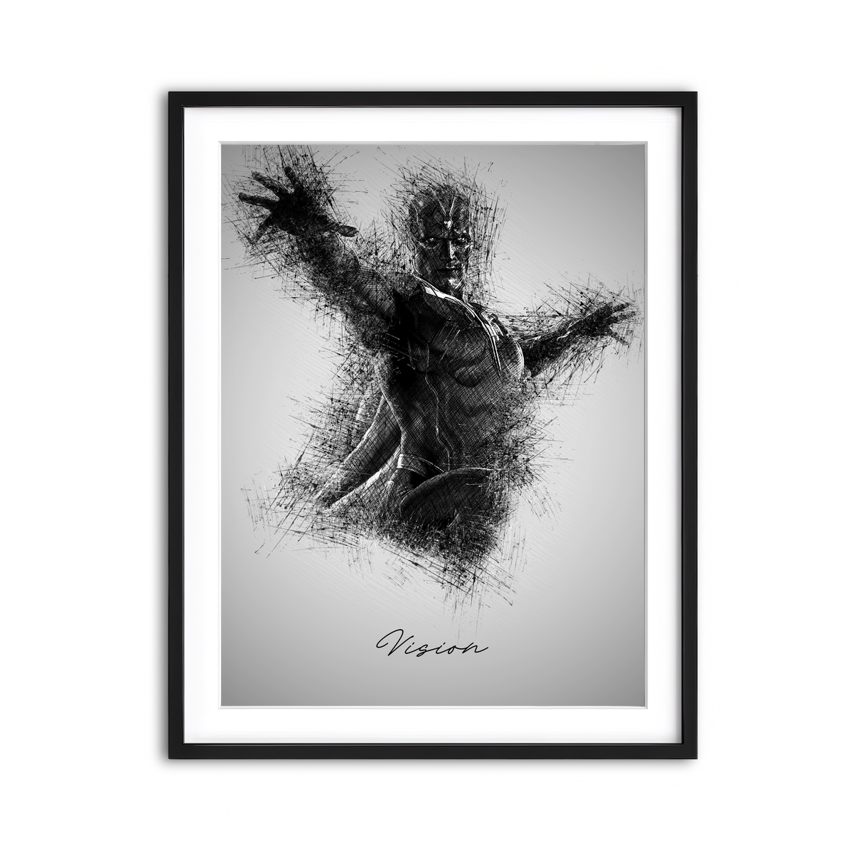 Framed Print 3x4 Black