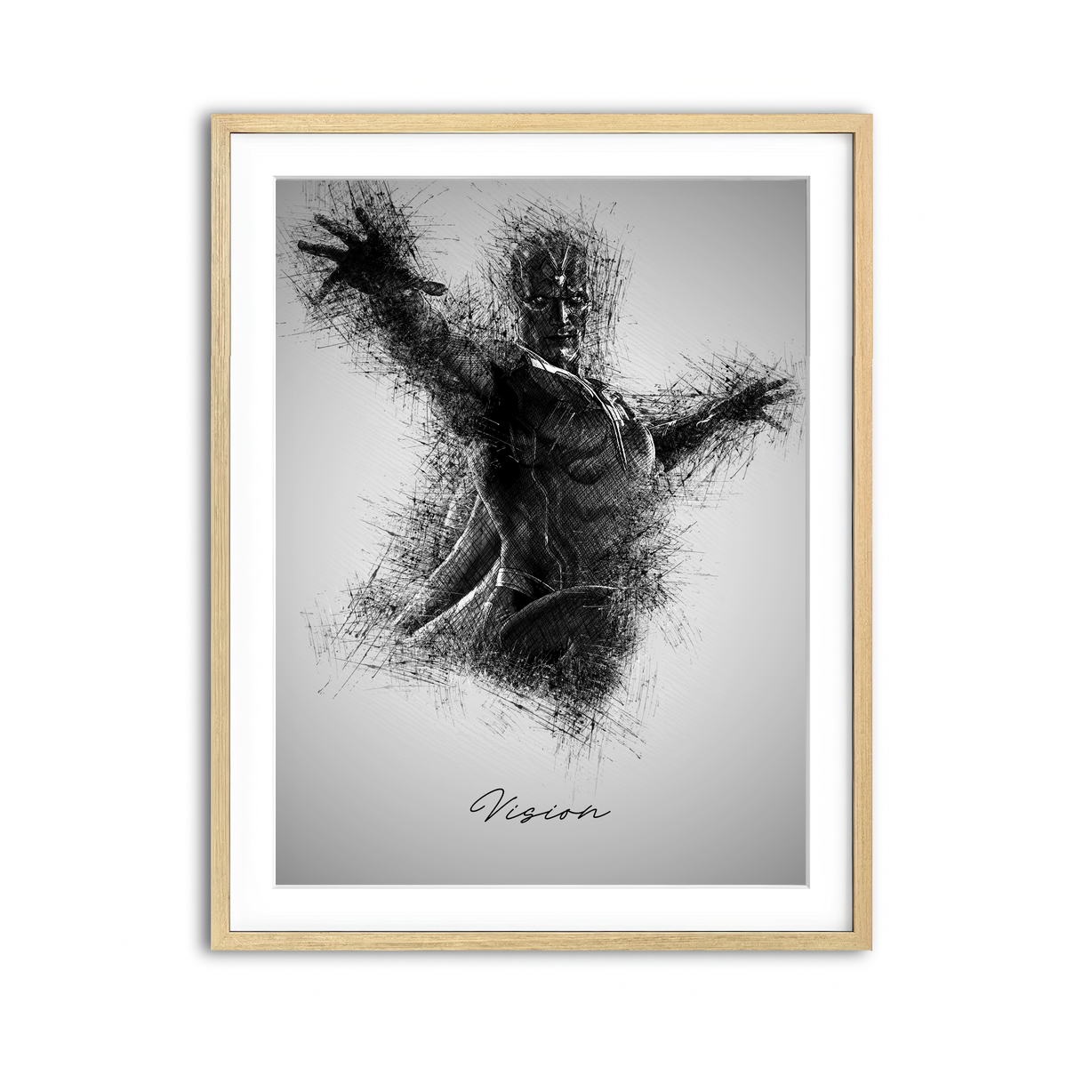 Framed Print 3x4 Natural