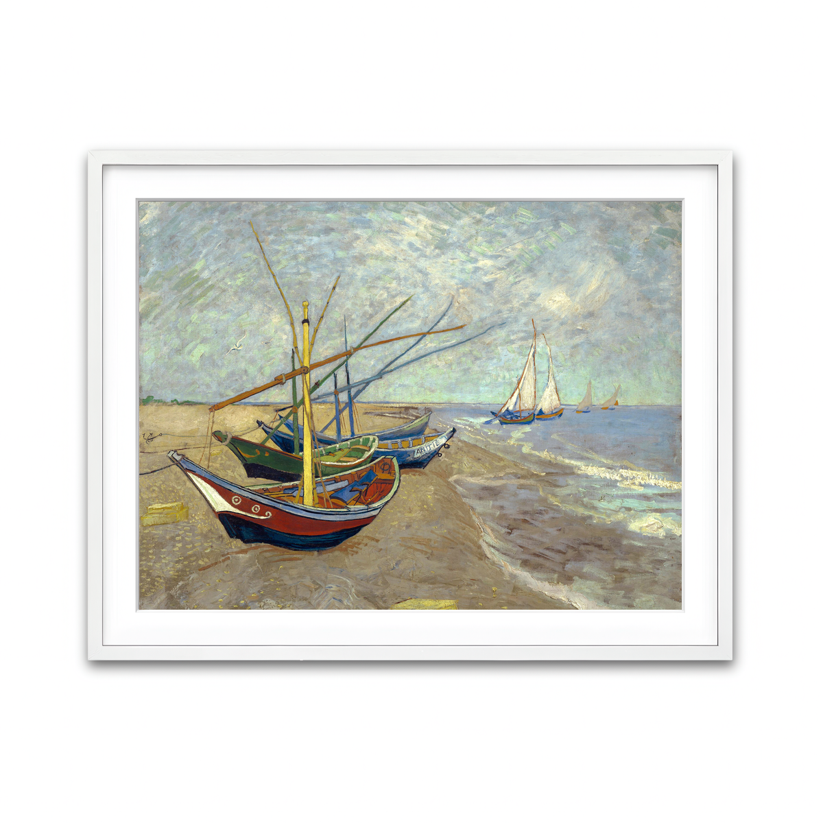 Framed Print 4x3 White