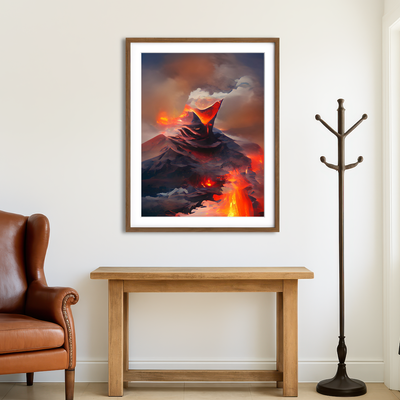 AUTO-MOCKUP ROOM | Volcanic Wall Art