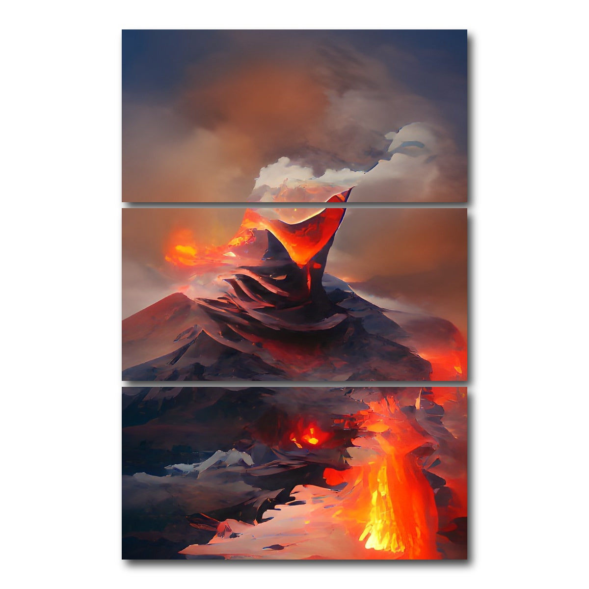 AUTO-MOCKUP WHITE | Volcanic | 3 Piece | Gallery Wrap Canvas | group=12x24_stacked